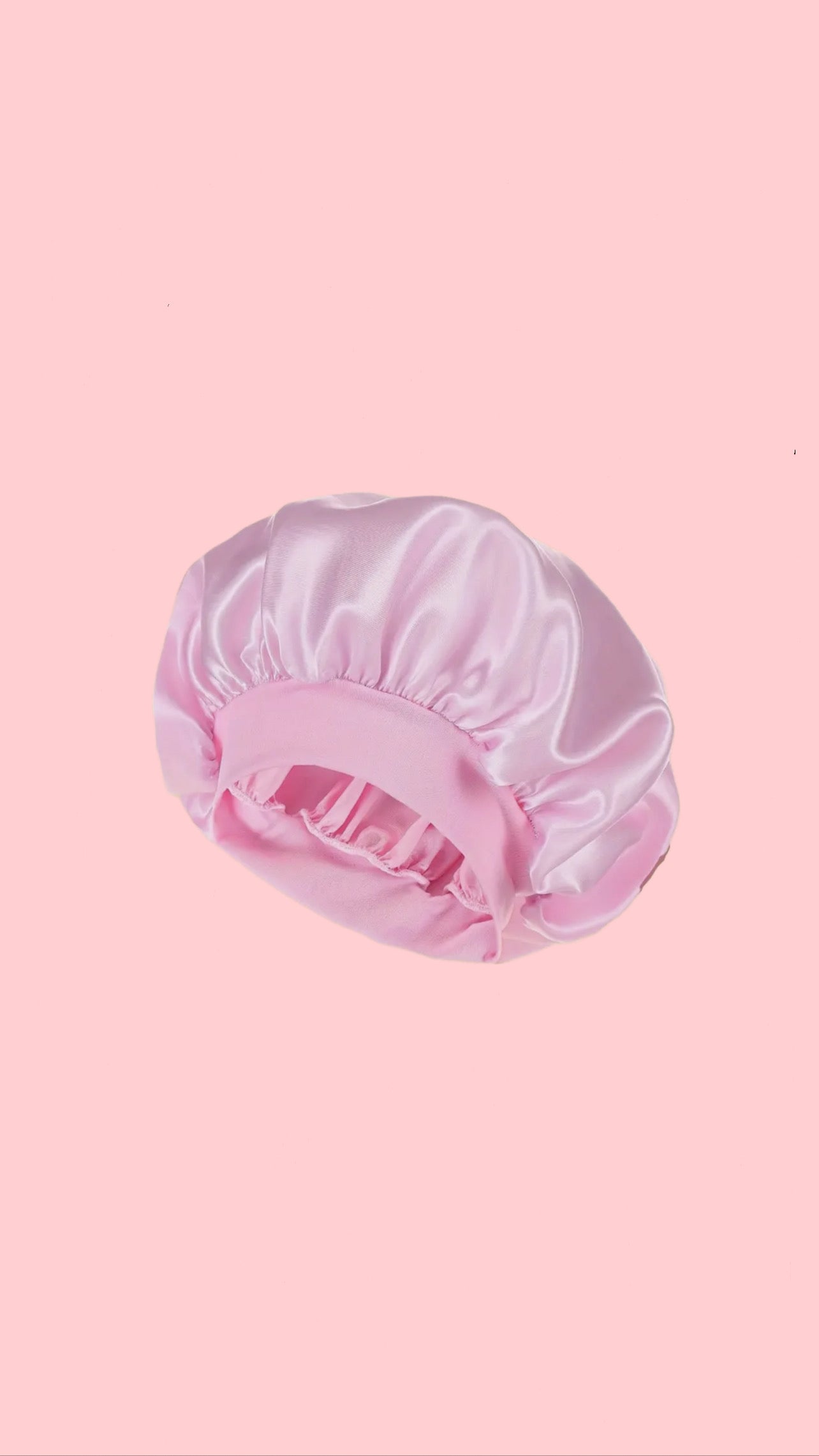 PINK SATIN BONNET